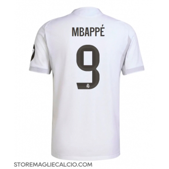 Real Madrid Kylian Mbappe #9 Maglia Gara Casa Repliche 2025-26